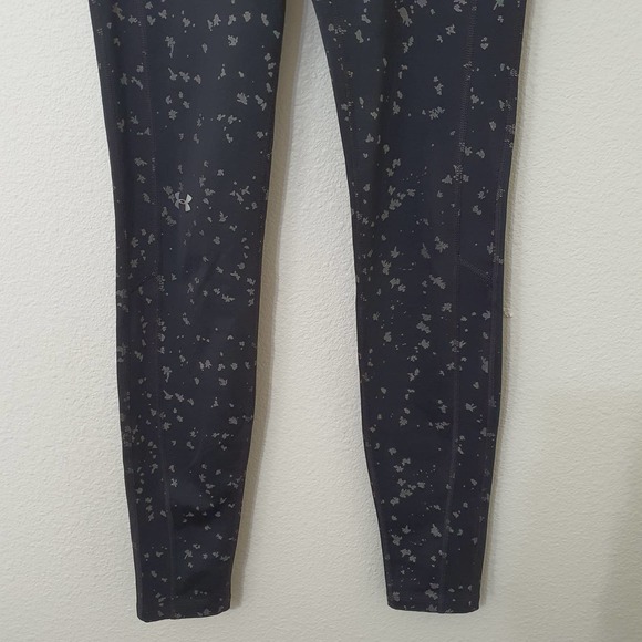 Under Armour Black Coldgear Infrared Cozy Shimmer Leggings Women's Size Small - Picture 4 of 10